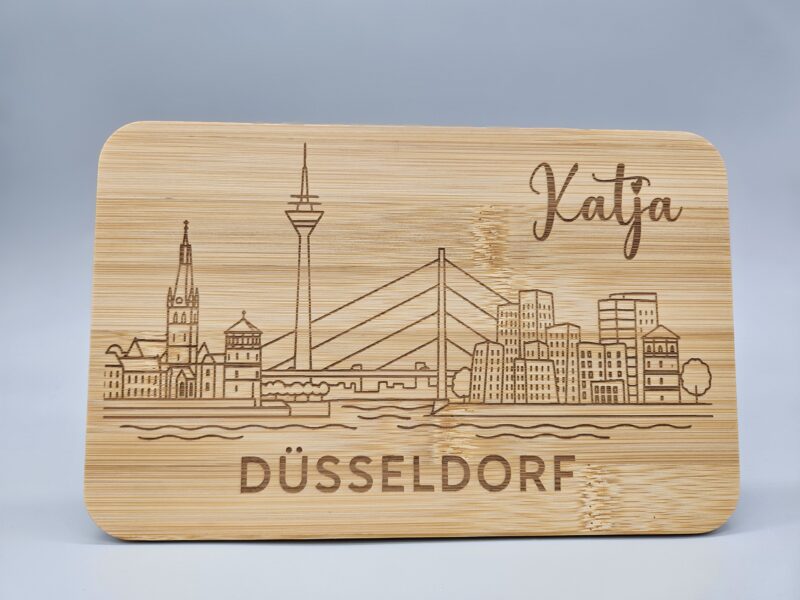 Frühstücksbrett aus Bambus (Düsseldorf)